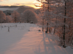 Hotel ecológico Kaaño Etxea  - amanecer nevado